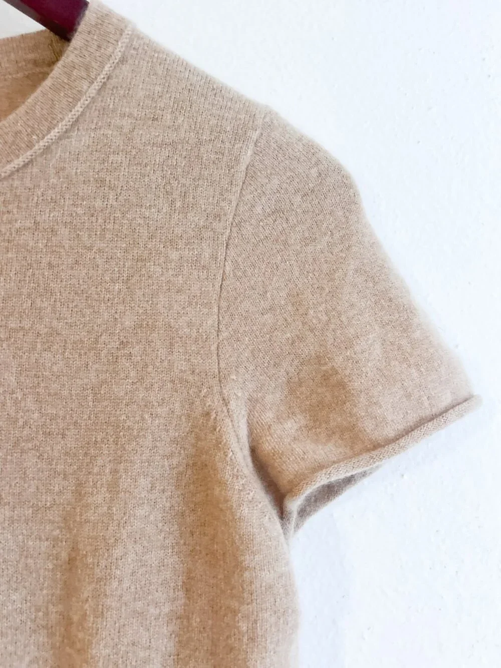 J.Crew Short-Sleeve 100% Cashmere T-Shirt Sweater
